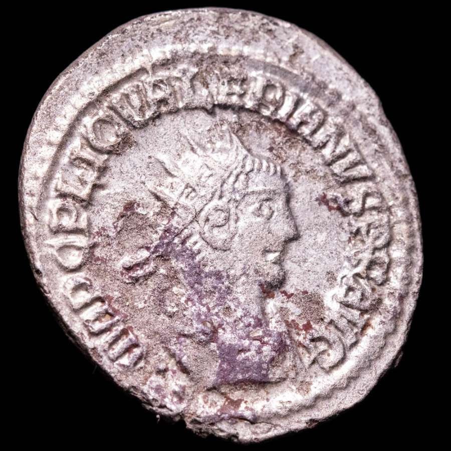 罗马帝国. 瓦莱里安一世（公元253-260）. Antoninianus Samosata, A.D. 256-260.  RESTITVT ORIENTIS, the Orient  (没有保留价) #1.2