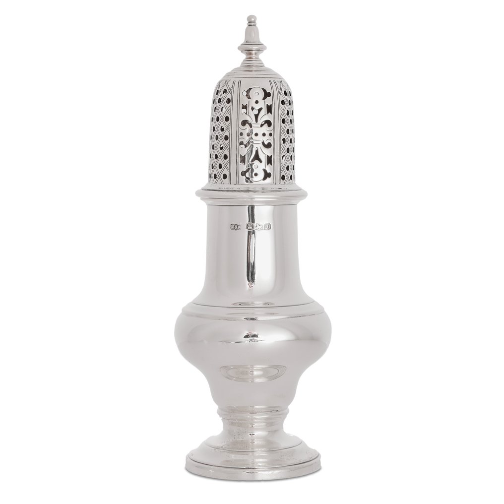 Mappins & Webbs , London - Mappins & Webbs - Αναδευτήρες αλατιού και πιπεριού (2) - Αλατοπίπερα από ασήμι για ζάχαρη, αλάτι και πιπέρι. - .925 silver - London 1926 Mappin & Webb #2.1