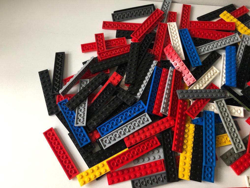 Lego - Geen serie - LEGO Partij van 150 stuks platte plaatjes 2x10 diverse kleuren #2.1