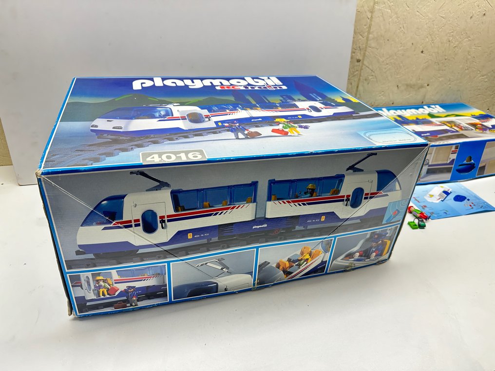 Playmobil 1997 New set - Train sets in top conditie - 4016 + 4119 - Playmobil Playmobil RCE Sneltrein met tussenwagon - Alankomaat #2.1