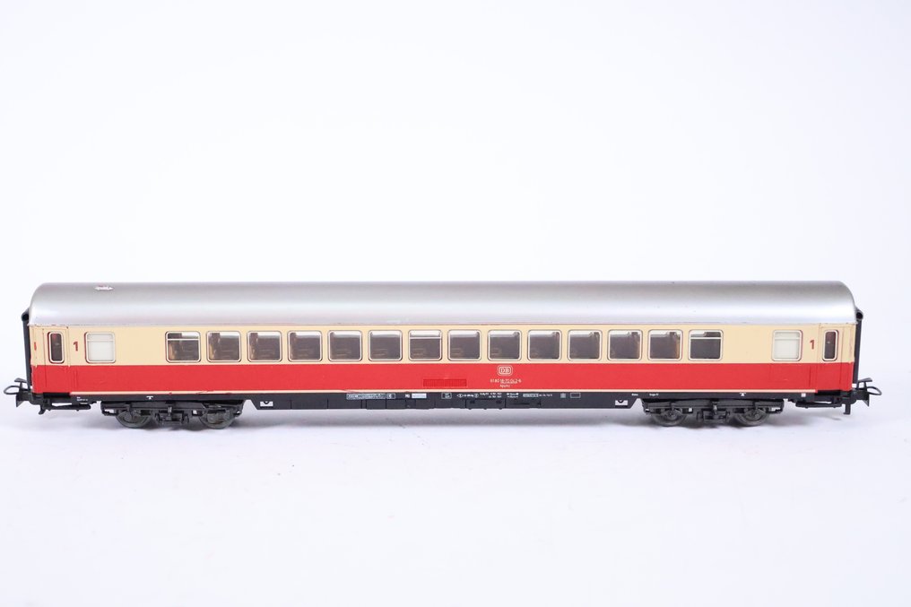 Märklin H0 - 4096/4097/4098/4099 - Επιβατικό τρένο μοντελισμού (4) - Τέσσερις επιβατικές άμαξες ΤΕΕ - DB #3.1