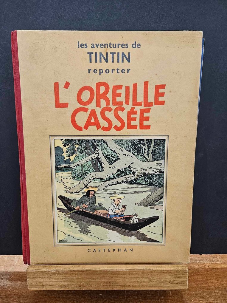 Tintin T6 - L'Oreille Cassée N&B (A2) - C - 1 Album - 第一版 - 1937 #1.1