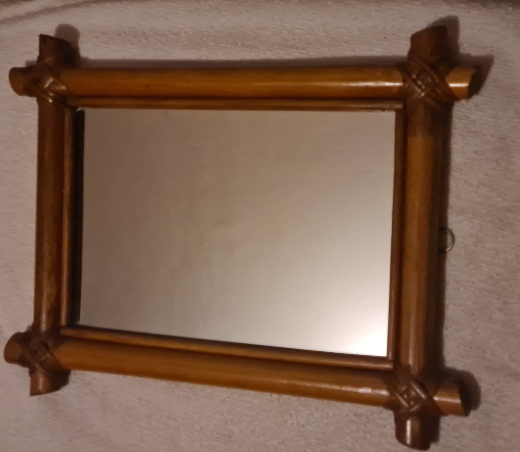 Espejo de pared - Bambú - espejo de bambú #3.2