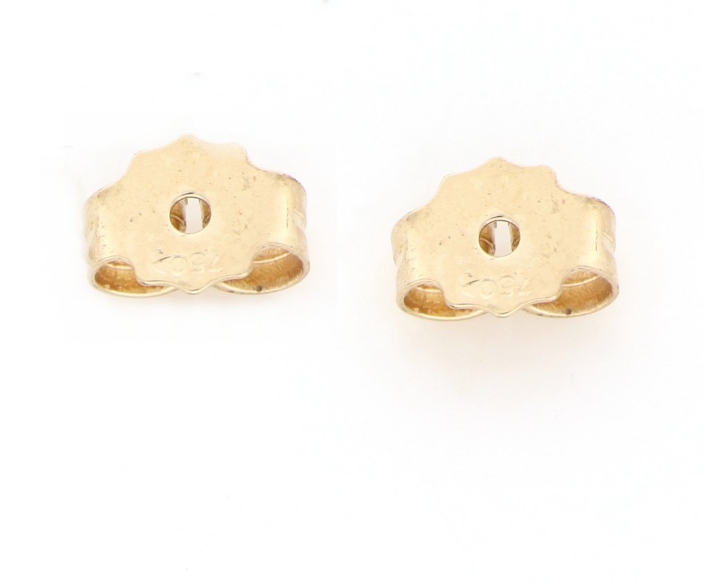No Reserve Price - Earrings - 18 kt. Yellow gold -  0.24ct. tw. Diamond  (Natural) #3.2