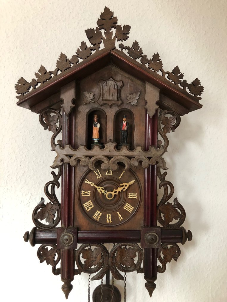 Reloj de cuco -  Contemporáneo - Nogal - 1880 #1.2