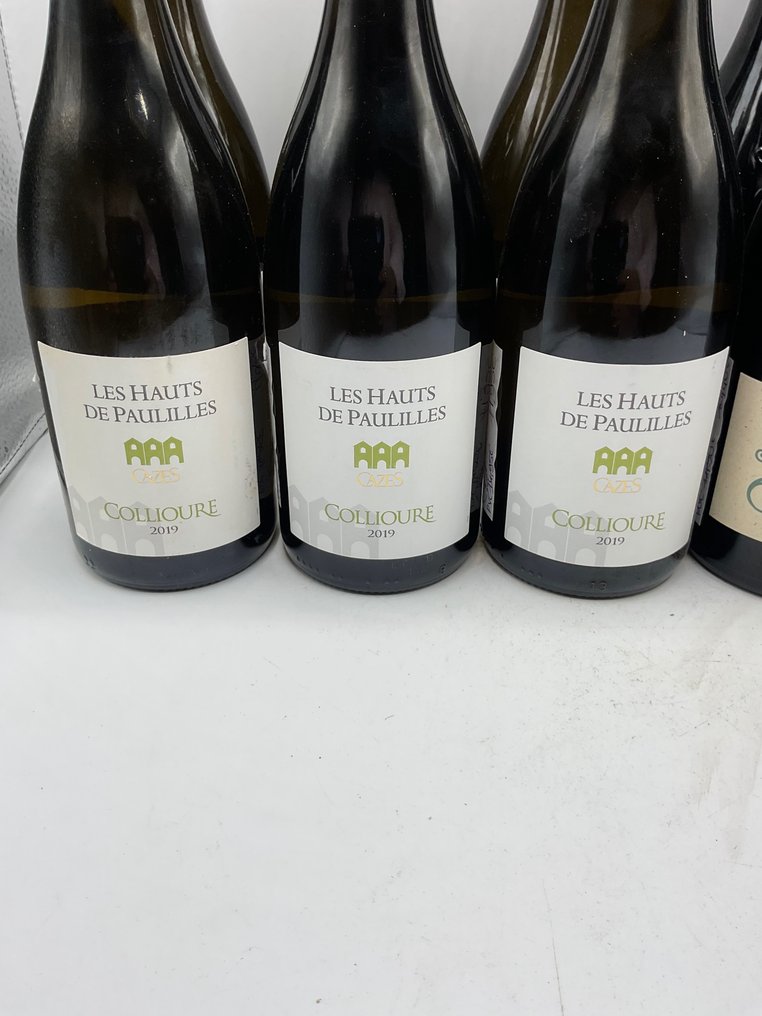 2019 x 6 Collioure blanc & 2017 x 6  Côtes du Rhône rouge - França - 12 Garrafas (0,75 L) #1.2
