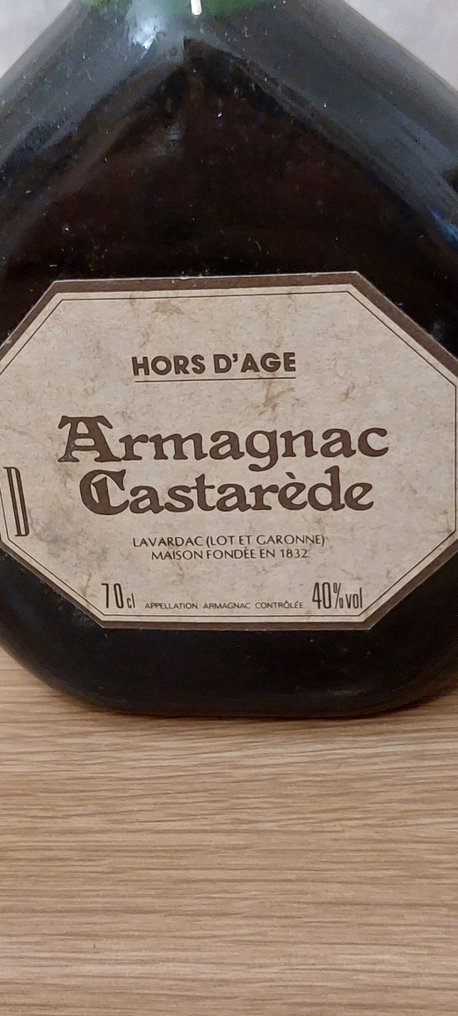 Castarède, Dupeyron - Hors d'Âge Armagnac  - b. 1970‹erne, 1980‹erne - 350 ml, 70 cl - 2 flasker #3.2