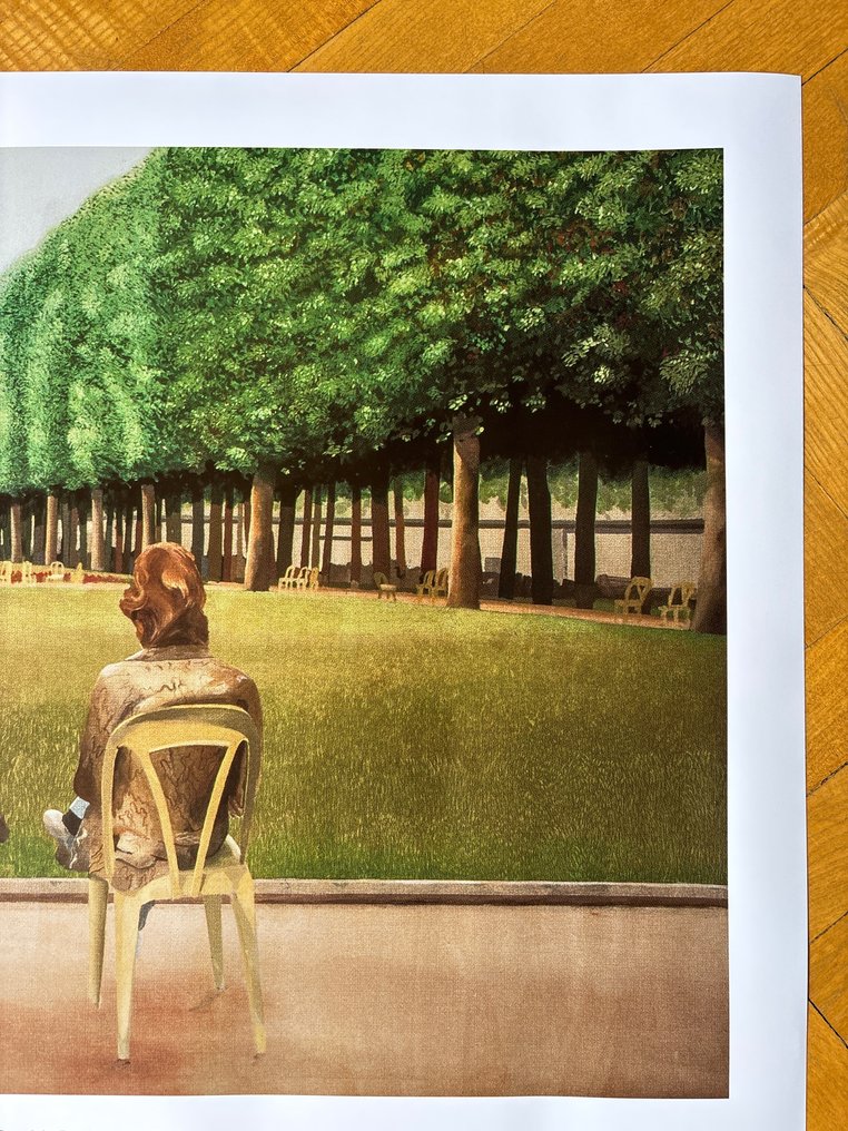 David Hockney (after) - Le Parc des Sources, Vichy, 1970 / Private Collection. #1.0