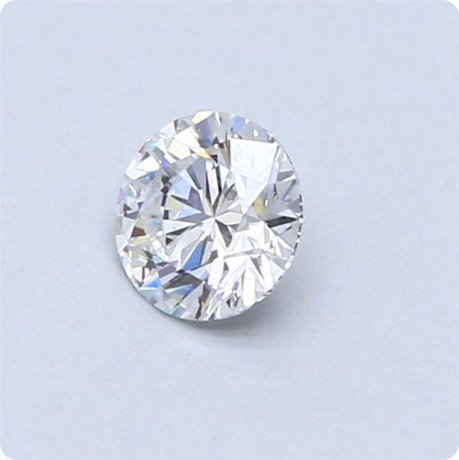 1 pcs Diamant  (Natur)  - 0.44 ct - Rund - D (farveløs) - VS2 - Gemological Institute of America (GIA) #3.2