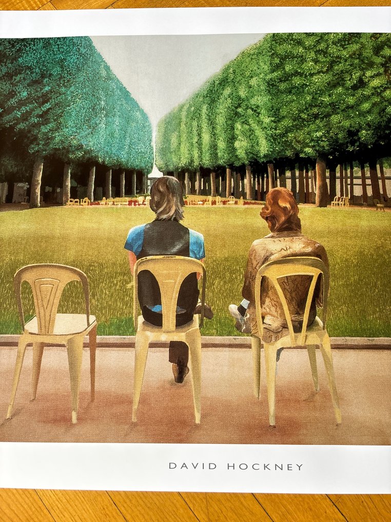 David Hockney (after) - Le Parc des Sources, Vichy, 1970 / Private Collection. #3.2