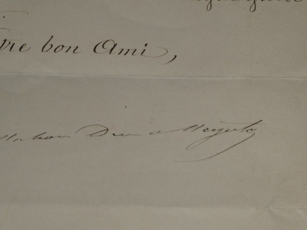 Maréchal de Mac Mahon [Duc de Magenta] - Lettre signée à Marco Aurelio Soto - 1877 #3.2