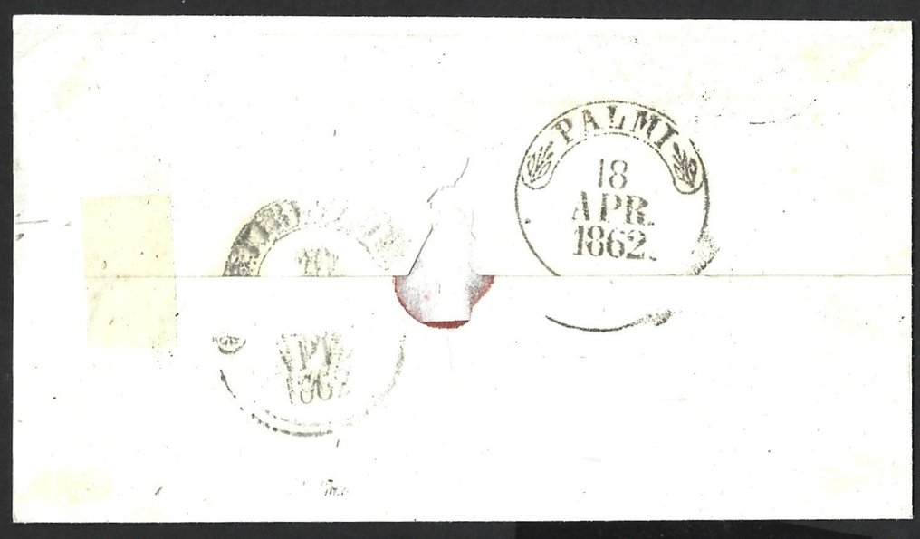 Province Napoletane  - Lotto com correspondências afixadas com valores de 2 grana e 1 grano. #1.0