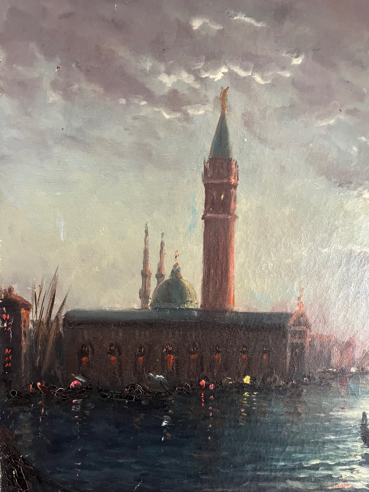 Angelo Balbi (18721939) Veduta di Venezia Catawiki