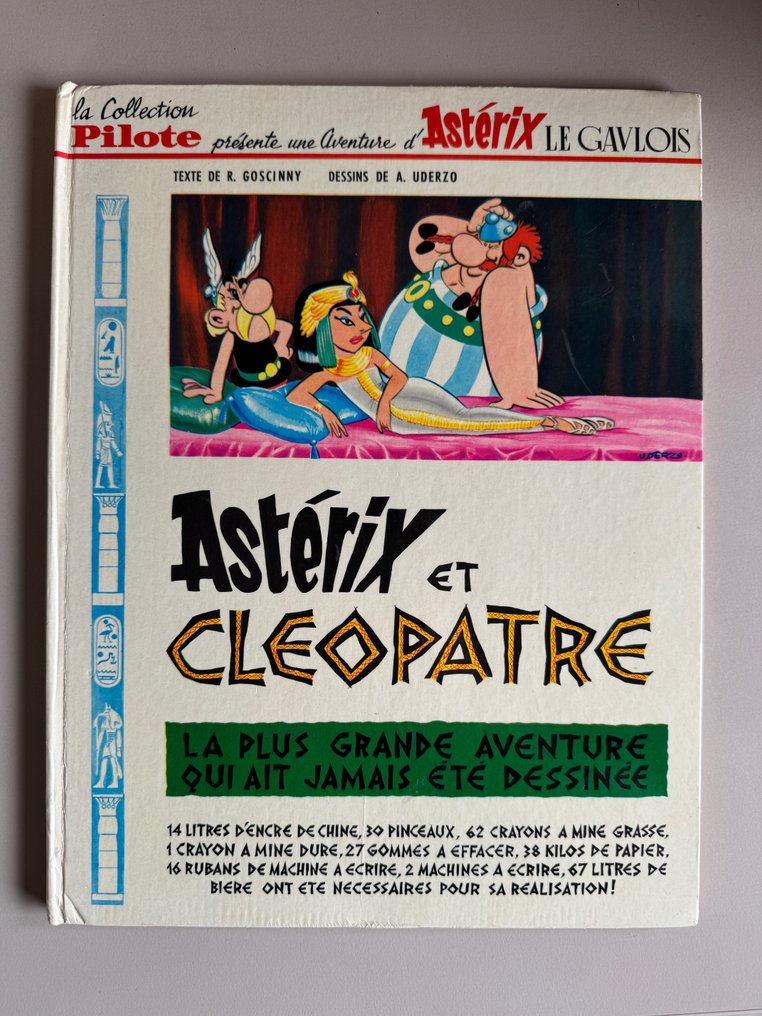 Astérix T6 - Astérix et Cléopâtre - C - 1 Album - Første utgave - 1965 #1.1