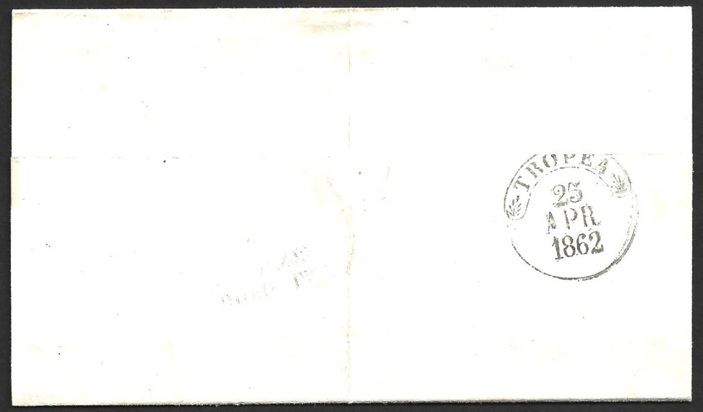 Province Napoletane  - Lotto com correspondências afixadas com valores de 2 grana e 1 grano. #3.2