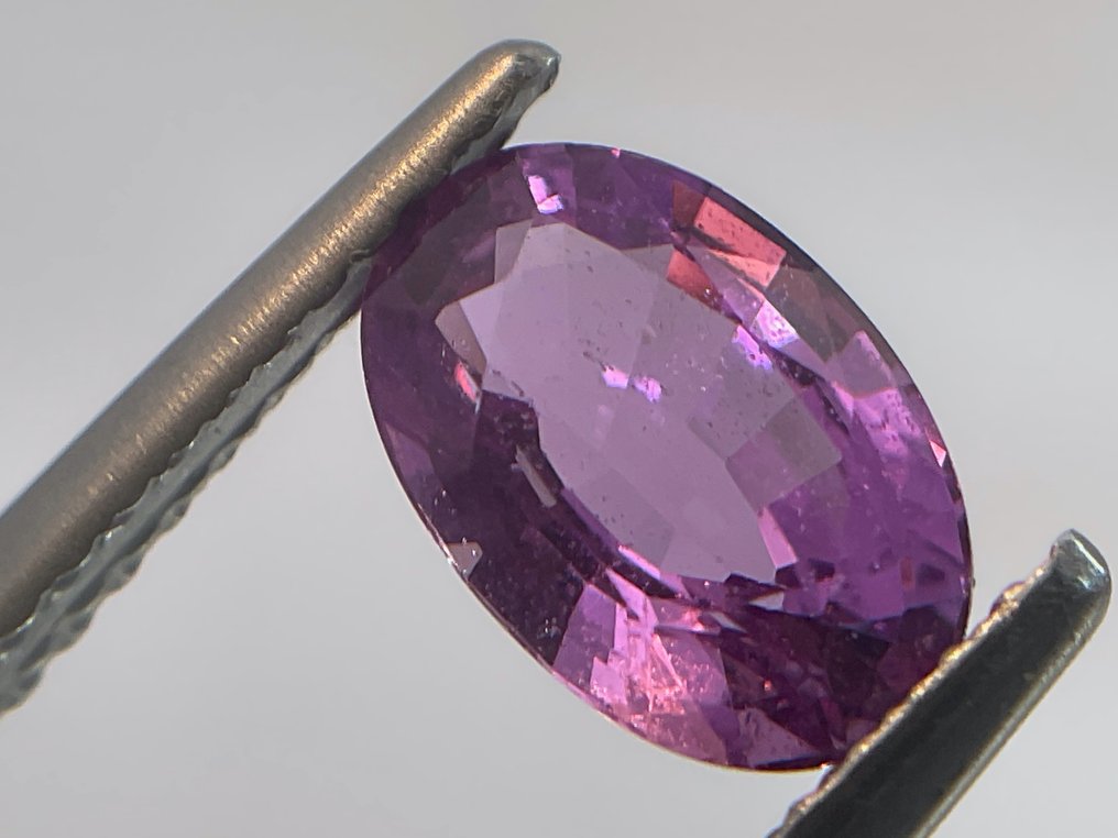 粉色, 紫色 蓝宝石 - 1.20 ct - 安特卫普宝石检测实验室(ALGT) - 鲜明的色彩 #1.0