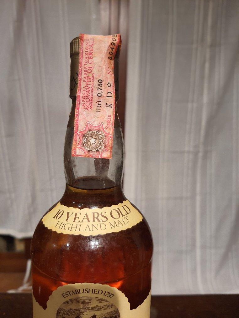 Glen Garioch 10 years old - Original bottling  - b. 20世紀80年代初 - 75厘升 #1.2
