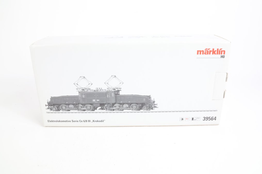Märklin H0 - Modellbahnbefestigung (5) - Leere Kisten mit Märklin-Krokodilen - SBB-CFF #2.1