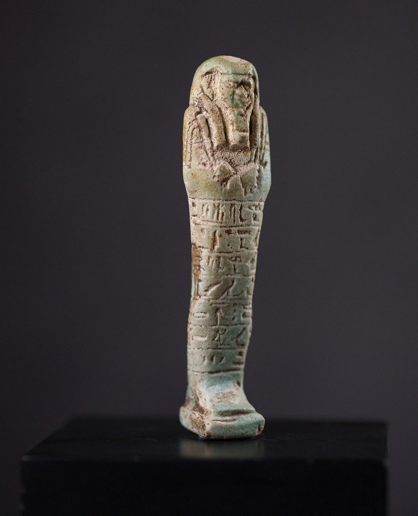 Oldtidens Egypt Shabti for Sebemespenneter sammen med hans rapport - 11.5 cm #1.2