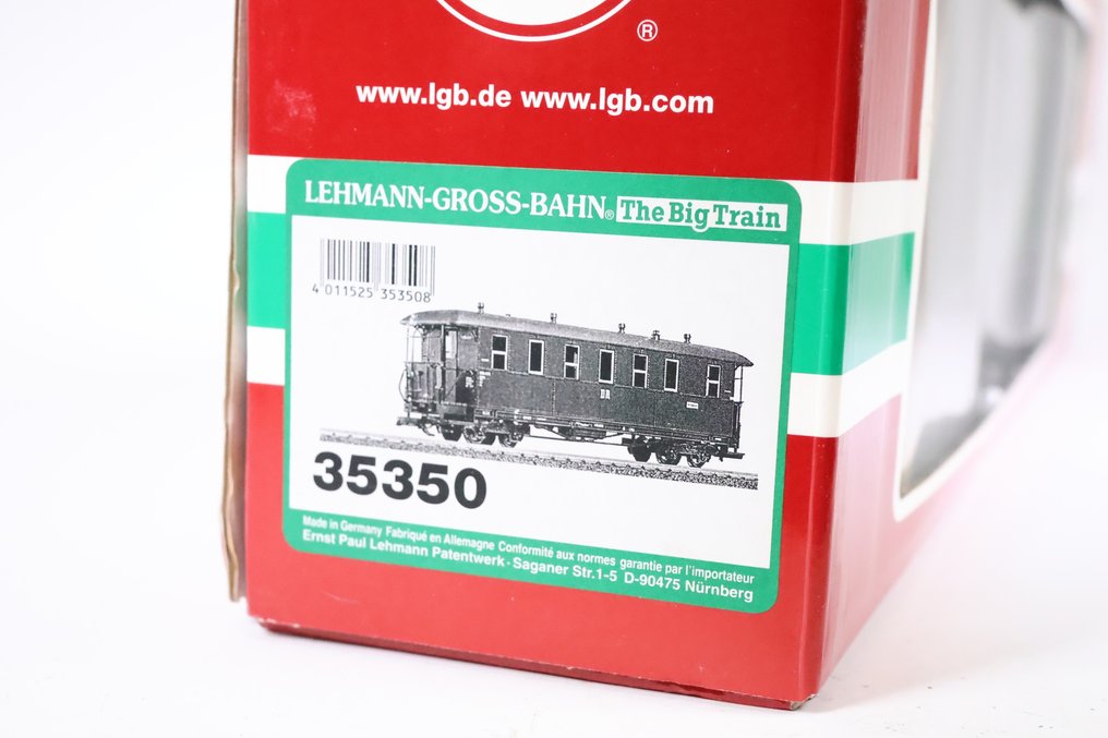 LGB G - 35350 - Modellbahn-Personenwagen (1) - Personenwagen 2. Klasse „563k“ - K.Sächs.Sts.E.B. #2.2