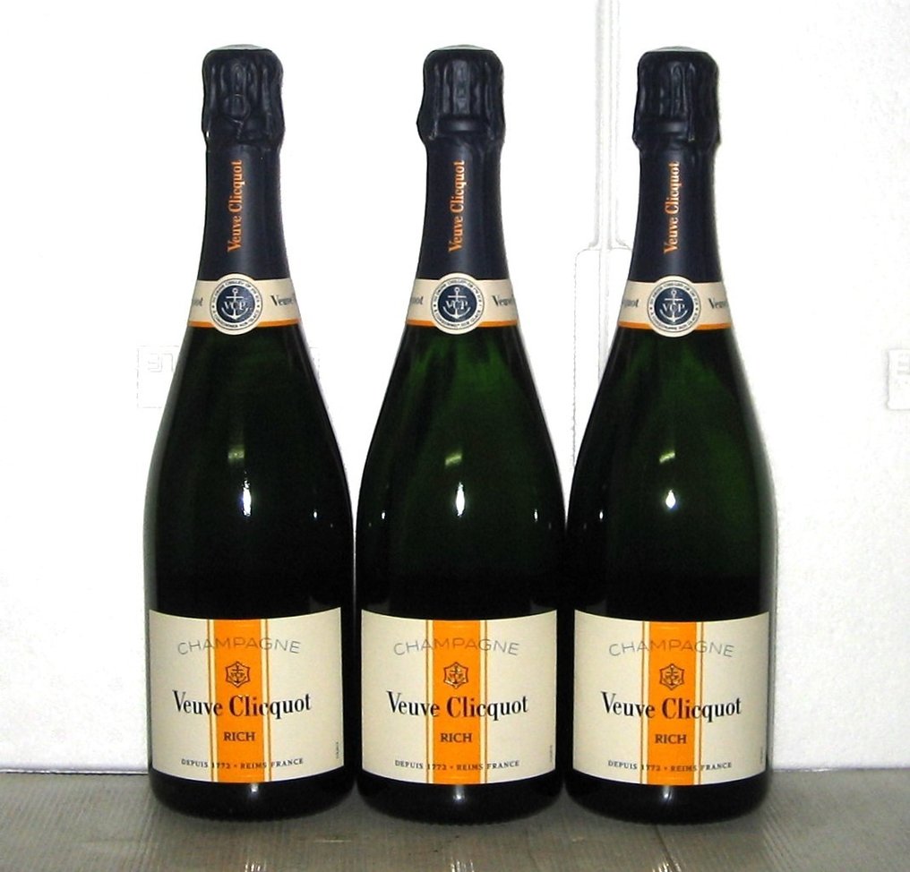 Veuve Clicquot, Rich - 香槟地 Brut - 3 Bottles (0.75L) #1.0
