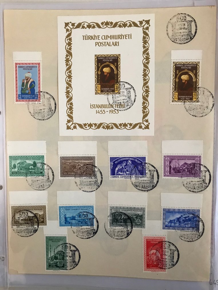 Turchia 1948/1953 - Vasta collezione con molte lettere/FDC #1.1