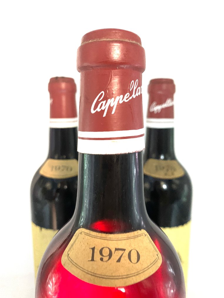 1970 Dott. G. Cappellano, Nebbiolo - Piemonte - 3 Flaskor (0,72 L) #2.1