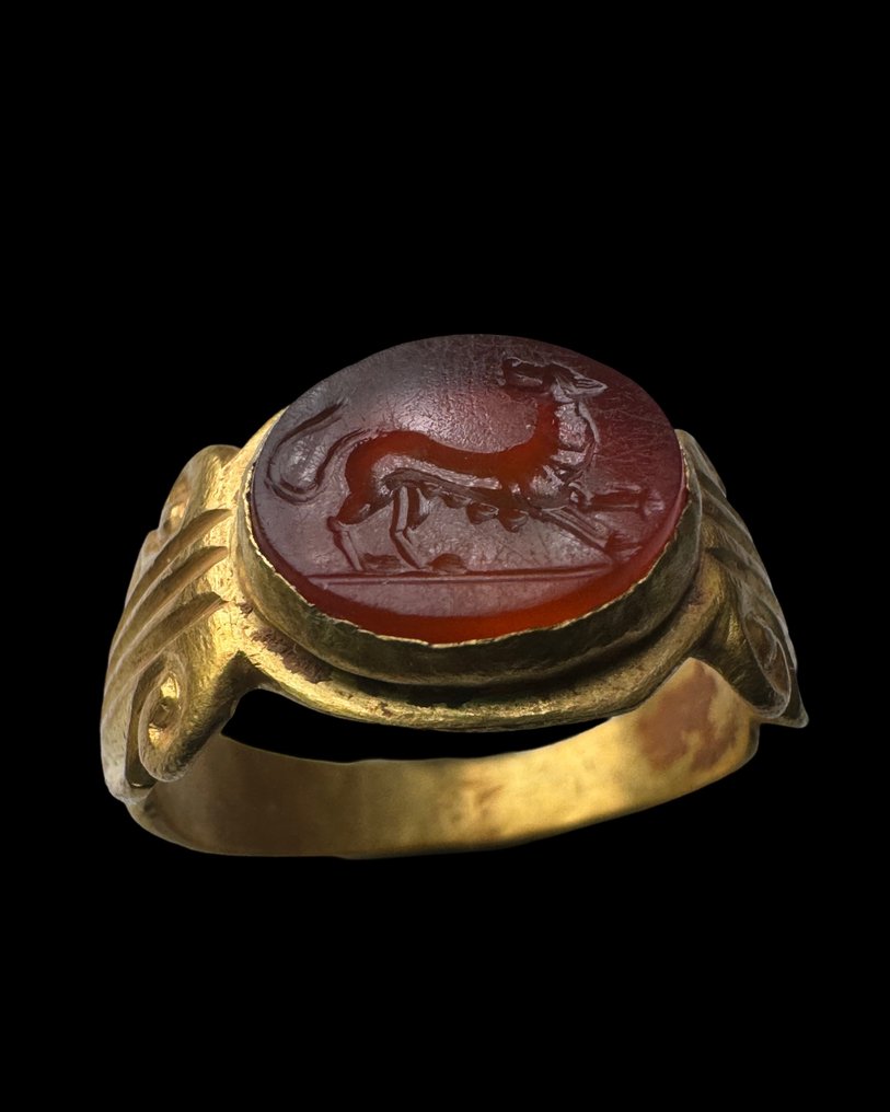 Romain antique Or massif Bague Catawiki