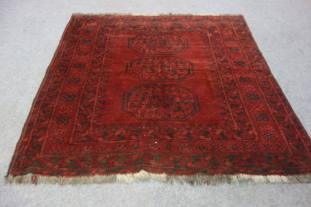 阿富汗广场伊朗 - 小地毯 - 117 cm - 114 cm #1.1