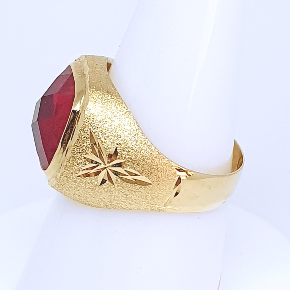 Anello - 18 carati Oro giallo -  5.00ct. tw. #2.1