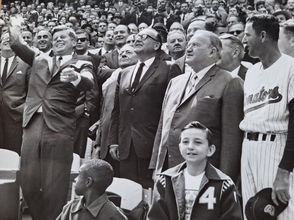 Keistone press agency - "President Kennedy open U.S. Baseball Season" 1963 #1.1