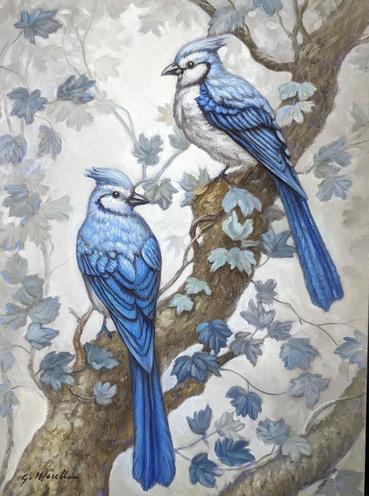 Giovanni Morello (1956) - Uccelli blu #1.1