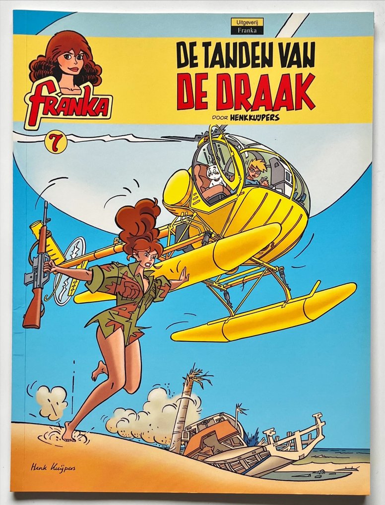 Franka 7 - De Tanden van de Draak met opdrachttekening/dedicace - 1 Album, Signed comic - 第一版/重印 - 2007 #1.2