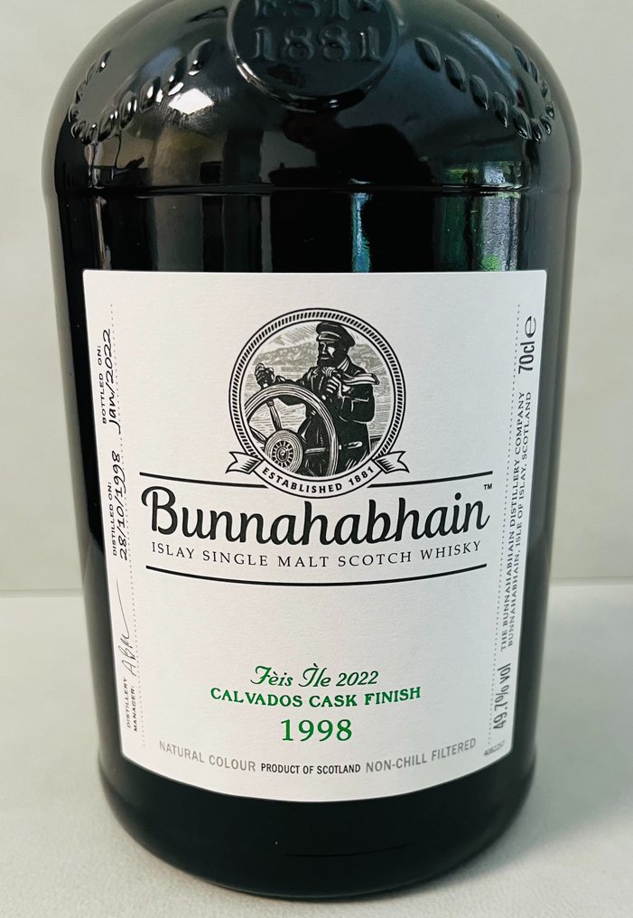 Bunnahabhain 1998 - Feis Ile 2022 - Original bottling  - 70厘升 #2.1