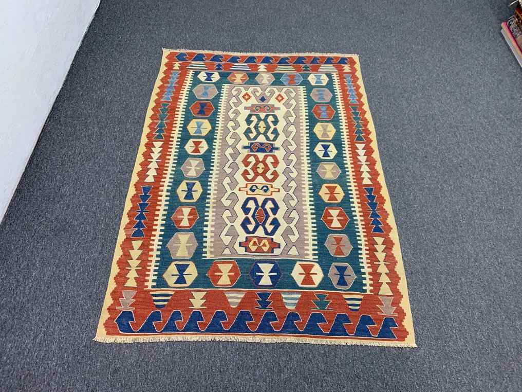 Usak - 凯利姆平织地毯 - 147 cm - 106 cm #3.1