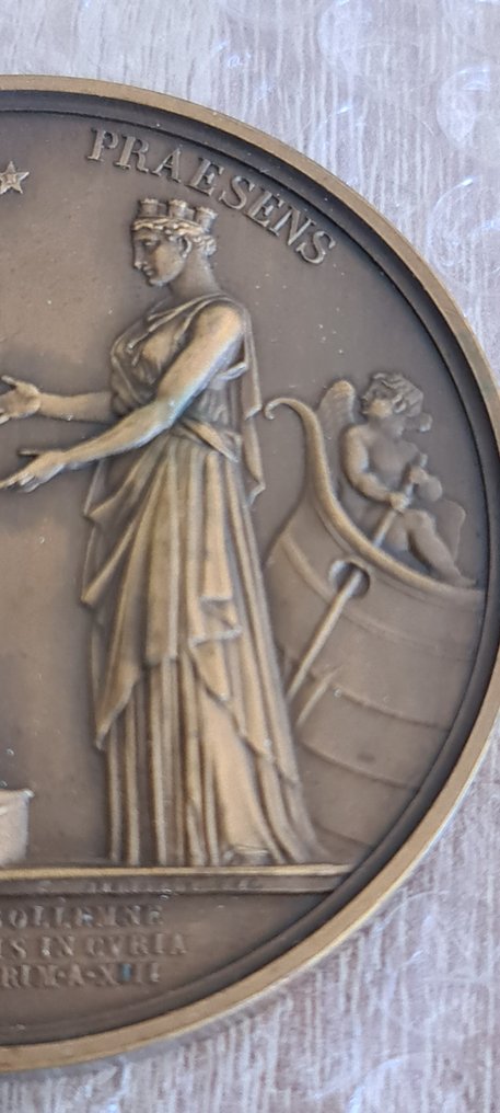 Γαλλία - Αναμνηστικό μετάλλιο - Feast for the coronation of Napoleon 1st - 1804 #4.3