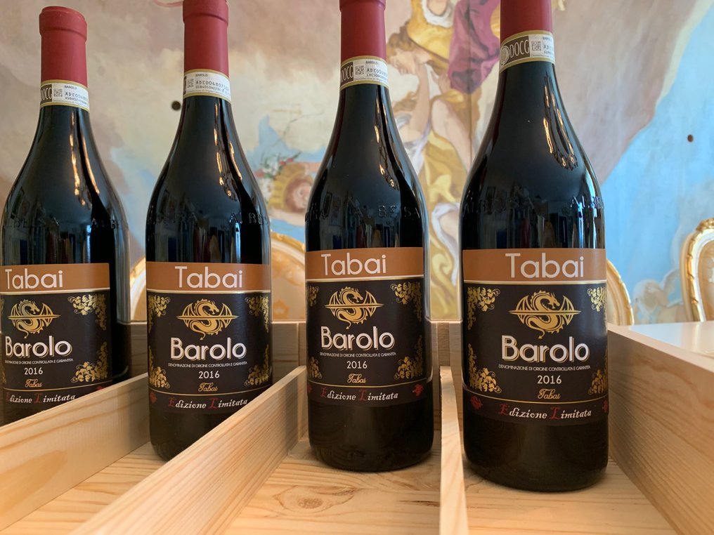 2016 Tabai - Edizione Limitata - 巴罗洛 - 4 Bottles (0.75L) #3.2