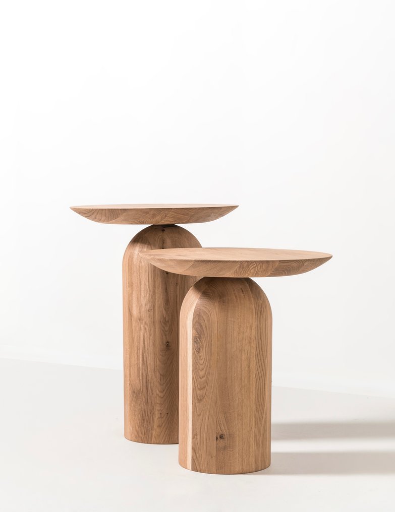 Domum interior and furniture - Domum Interior and furniture - Table (2) - Andromeda set - Oak - Andromeda side table #3.2