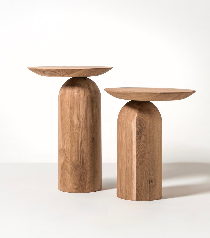 Domum interior and furniture - Domum Interior and furniture - Table (2) - Andromeda set - Oak - Andromeda side table #1.0