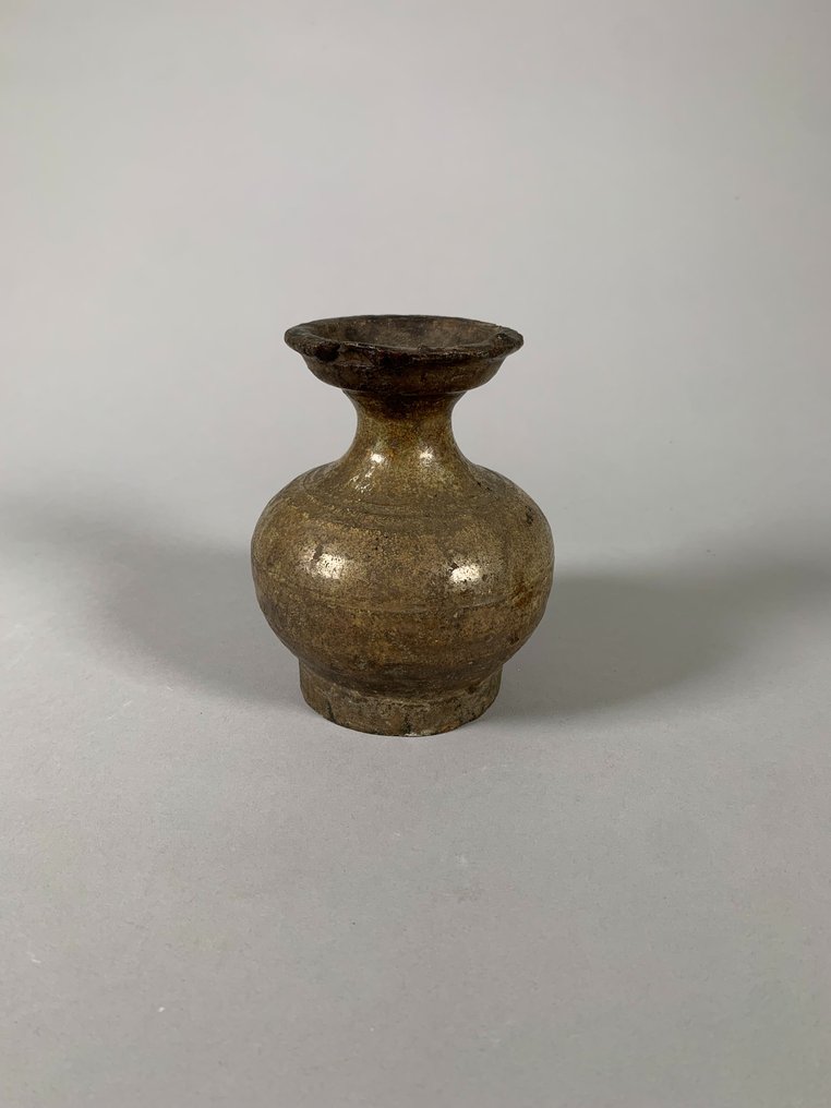 Altchinesisch- Han-Dynastie Terracotta Vase - 14 cm #4.3