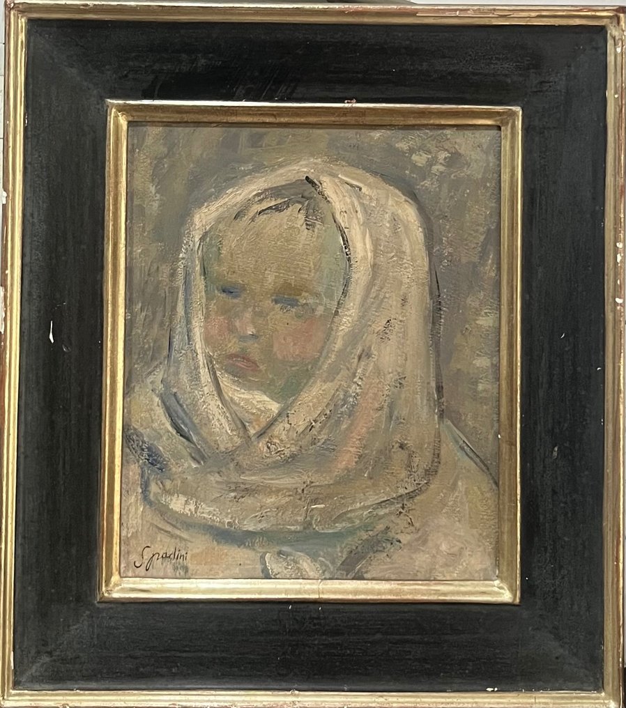 Armando Spadini (1883-1925), attr. a - Ritratto di Bambino #2.1