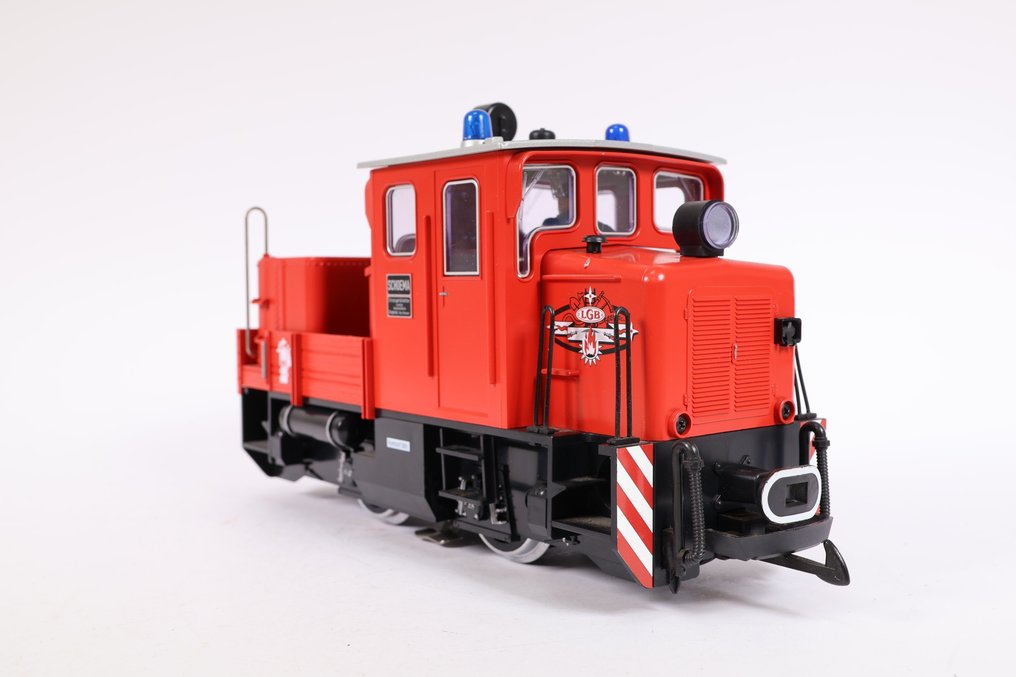 LGB G - 22330 - 電氣火車 (1) - 帶有工作閃光燈的“Schoema - Feuerwehr”柴油機車 #1.1