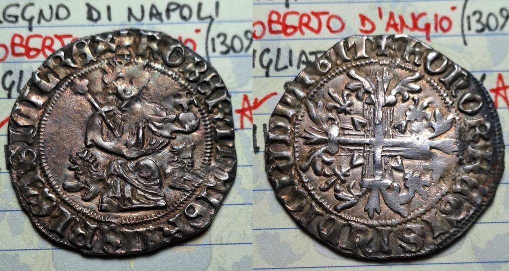 意大利，那不勒斯王國. Lotto 3 argenti 1309/1818 #2.1