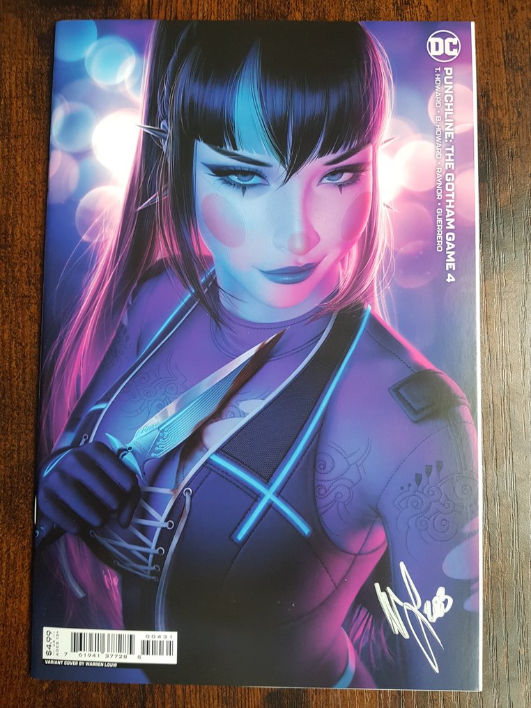 Punchline: The Gotham Game #1 SOLD OUT ! - Signed by artist Warren Louw !!! With COA !! - 1 Signed comic - Pierwsze Wydanie/2022 #1.2