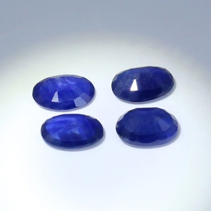 沒有保留價 - 4 pcs  藍寶石  - 2.01 ct - 國際寶石學院（International Gemological Institute (IGI)） - 4 顆藍色藍寶石一套 #3.2