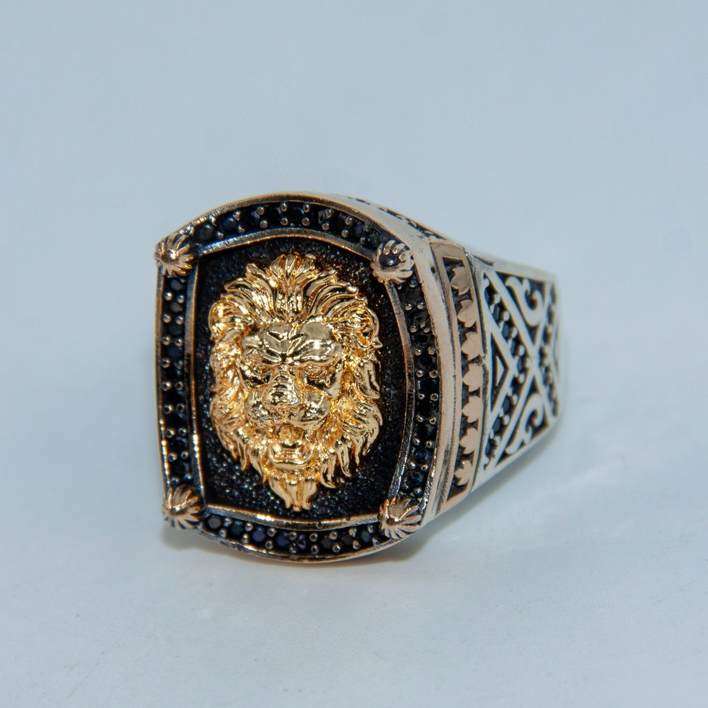 No Reserve Price - Ring Silver - Vintage Lion Ring - Catawiki