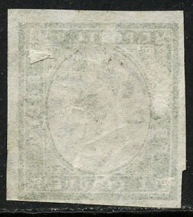 Αρχαία ιταλικά κράτη - Σαρδηνία 1862 - 5 cents πράσινο μπρούτζο - Sassone 13Dd #1.2