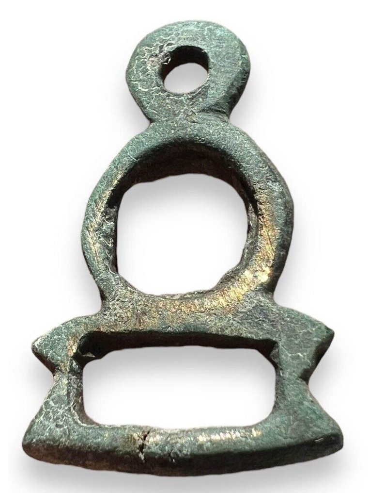 Celtique Amulette Talisman en bronze.-25 mm- Amulette  (Sans Prix de Réserve) #2.2
