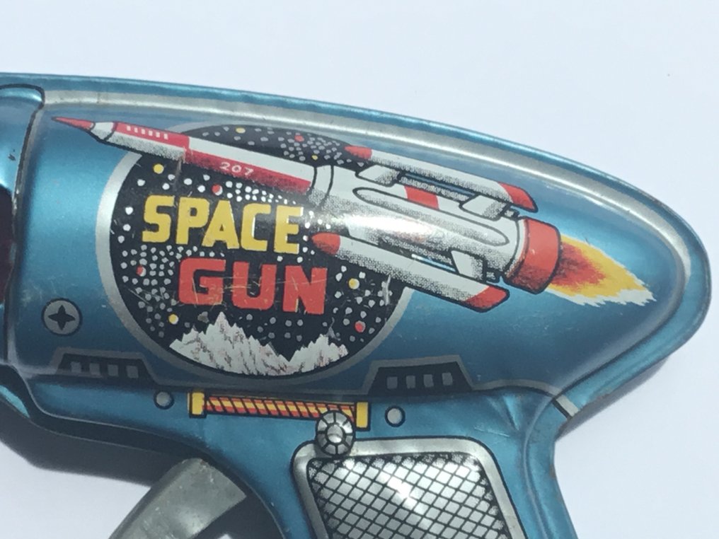 Haji Japan No Reserve  - Vaisseau spatial-jouet Space Gun - 1950-1960 - Japon #2.2