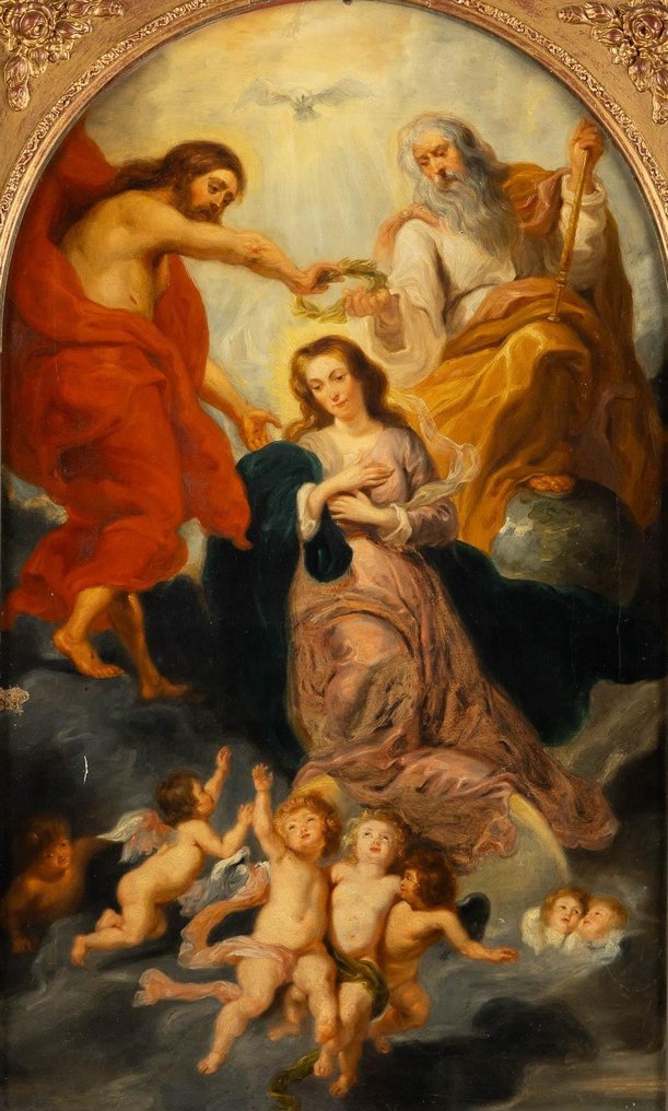 Peter Paul Rubens (1577-1640), Nachfolger - Die krönung der Jungfrau Maria #1.1